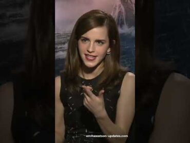 Emma Watson using her cutest voice to ask a question emmawatson