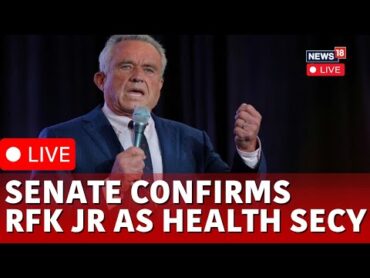 LIVE: US Senate Confirms Robert F Kennedy Jr As New Health Secretary  English News Live   N18G