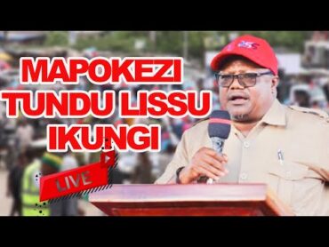 🔴LIVE: BALAA MAPOKEZI MAKUBWA YA MWENYEKITI WA CHADEMA, TUNDU LISSU IKUNGI MKOANI SINGIDA MUDA HUU