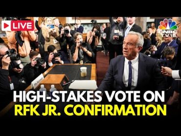 LIVE: Robert F. Kennedy Jr Final Senate Vote for Secretary of the Health Confirmation  Trump  N18G