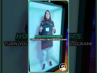 I became a hologram at MWC 2024. hologram MWC2024 holoconnects