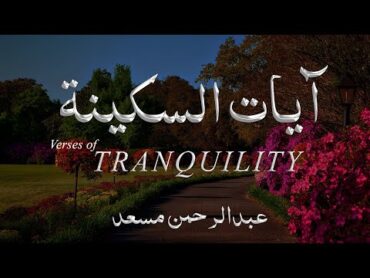 آيات السكينة بصوت القارئ عبدالرحمن مسعد Verses (Ayat) of Tranquility (Sakinah) Abdul Rahman Mussad