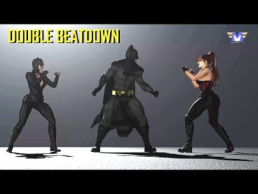 Double Beatdown  Batman vs Harley Quinn & Catwoman (PATREON)